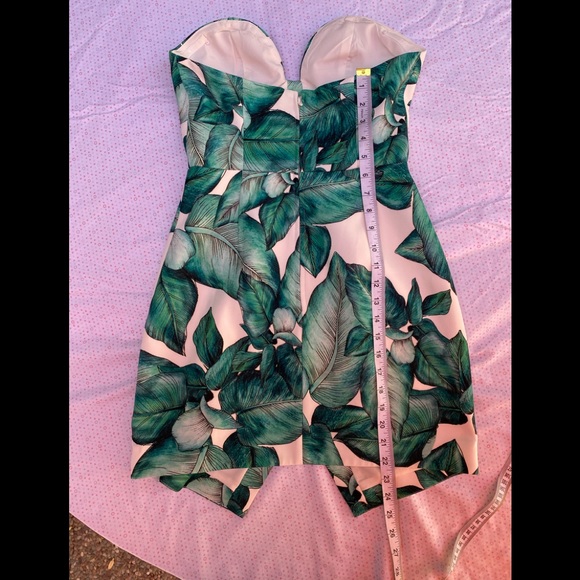 C/MEO Collective Women's Green Palm Leaf Printed Dress - Picture 10 of 13